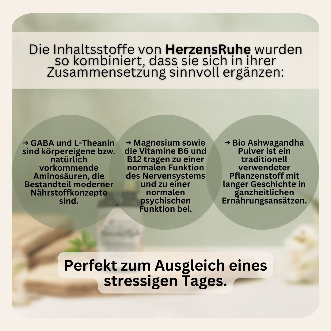 HerzensRuhe Nahrungsergänzungsmittel